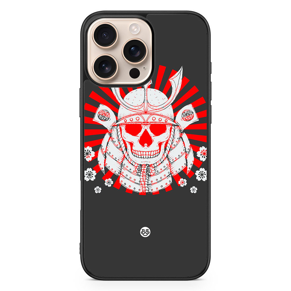 iPhone 16 Pro Max Case - Samurai skull