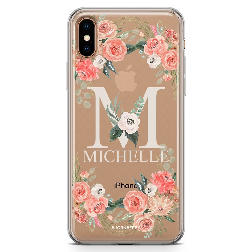 iPhone Xs Max Fashion Custom Case - Monogram Name