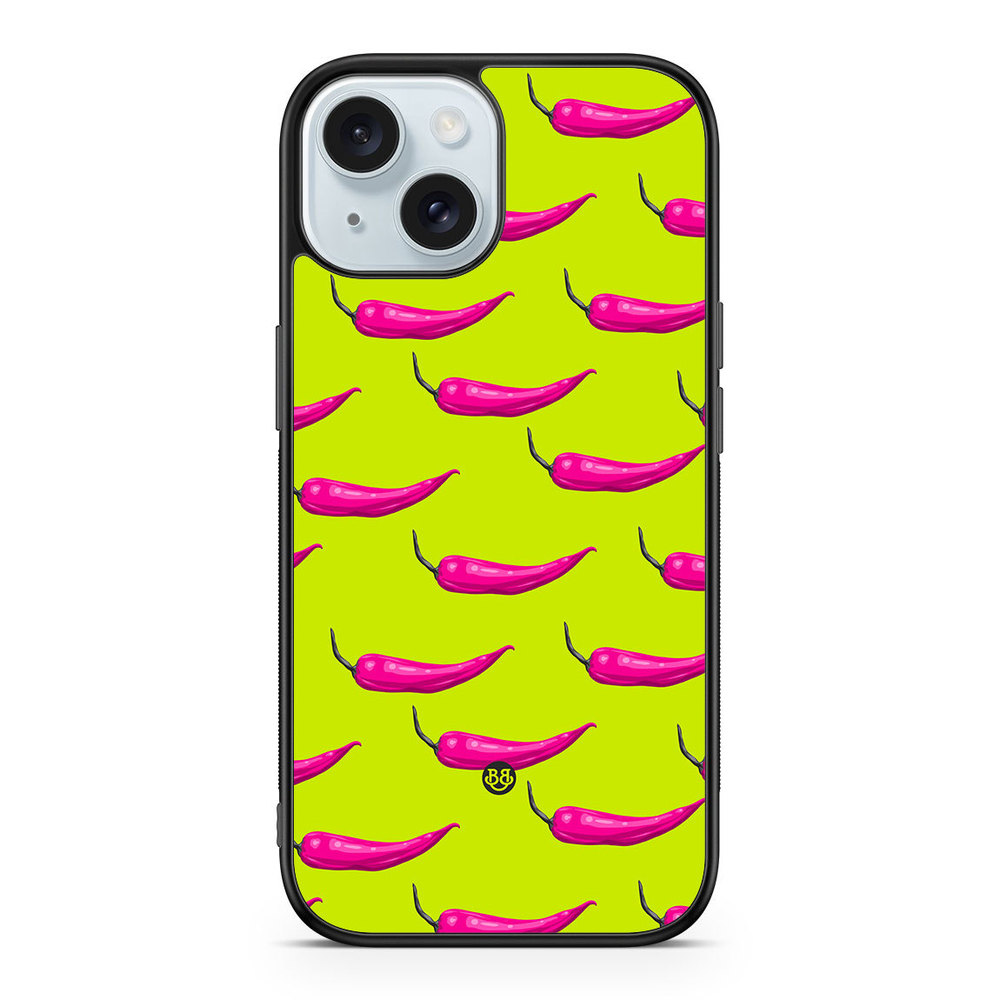 iPhone 15 Case - Chilli Pattern
