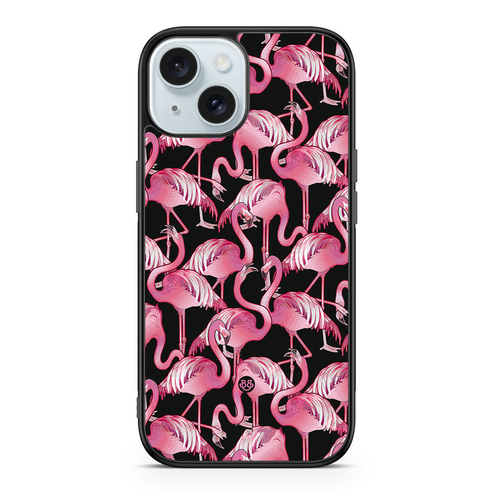 iPhone 15 Case - Flamingos