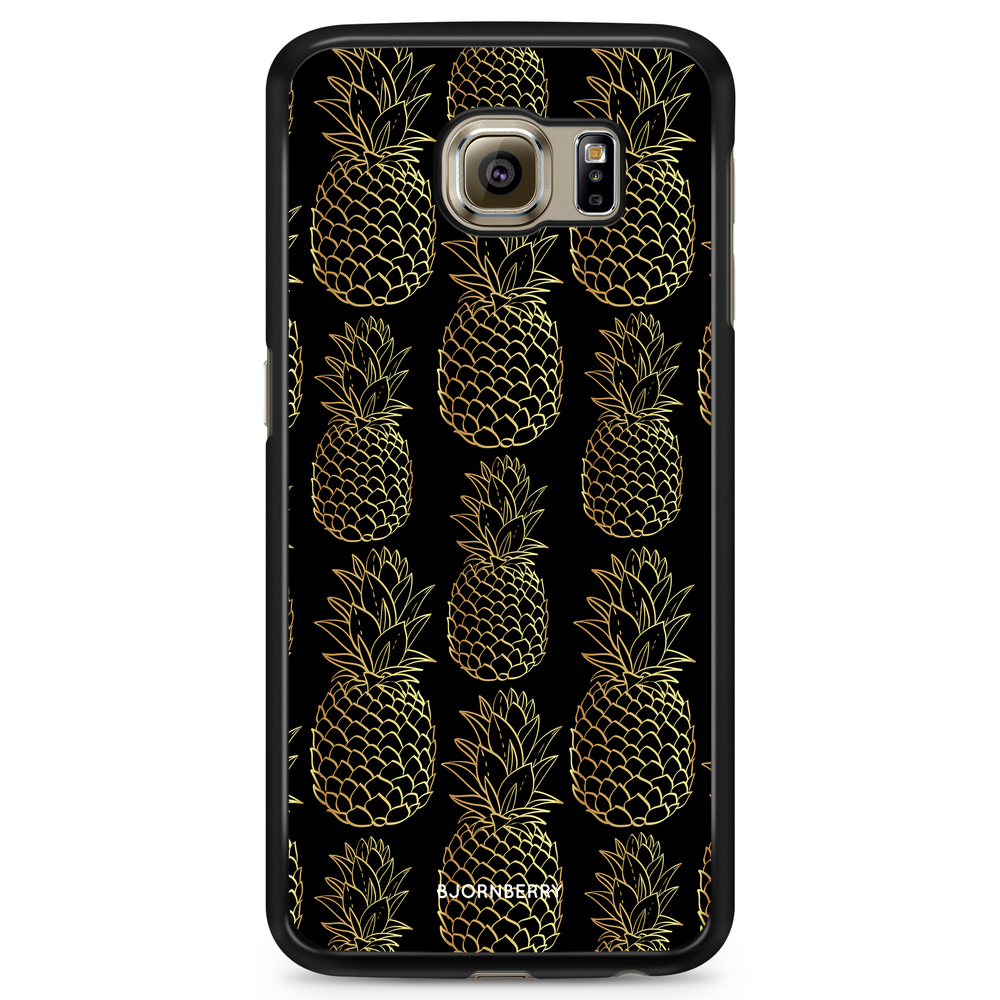 Samsung Galaxy S6 Edge+ Case - Gold Pineapples