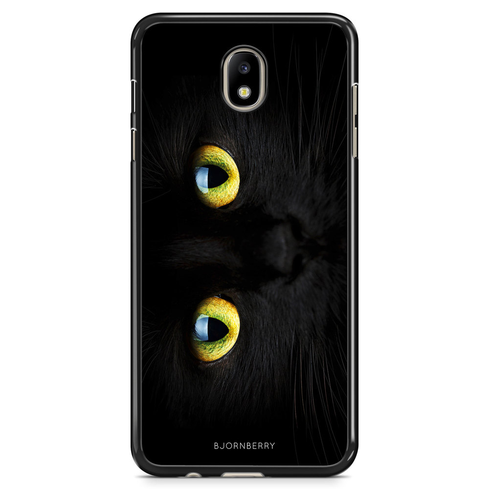 Samsung Galaxy J7 (2017) Case - Black Cat Close Up
