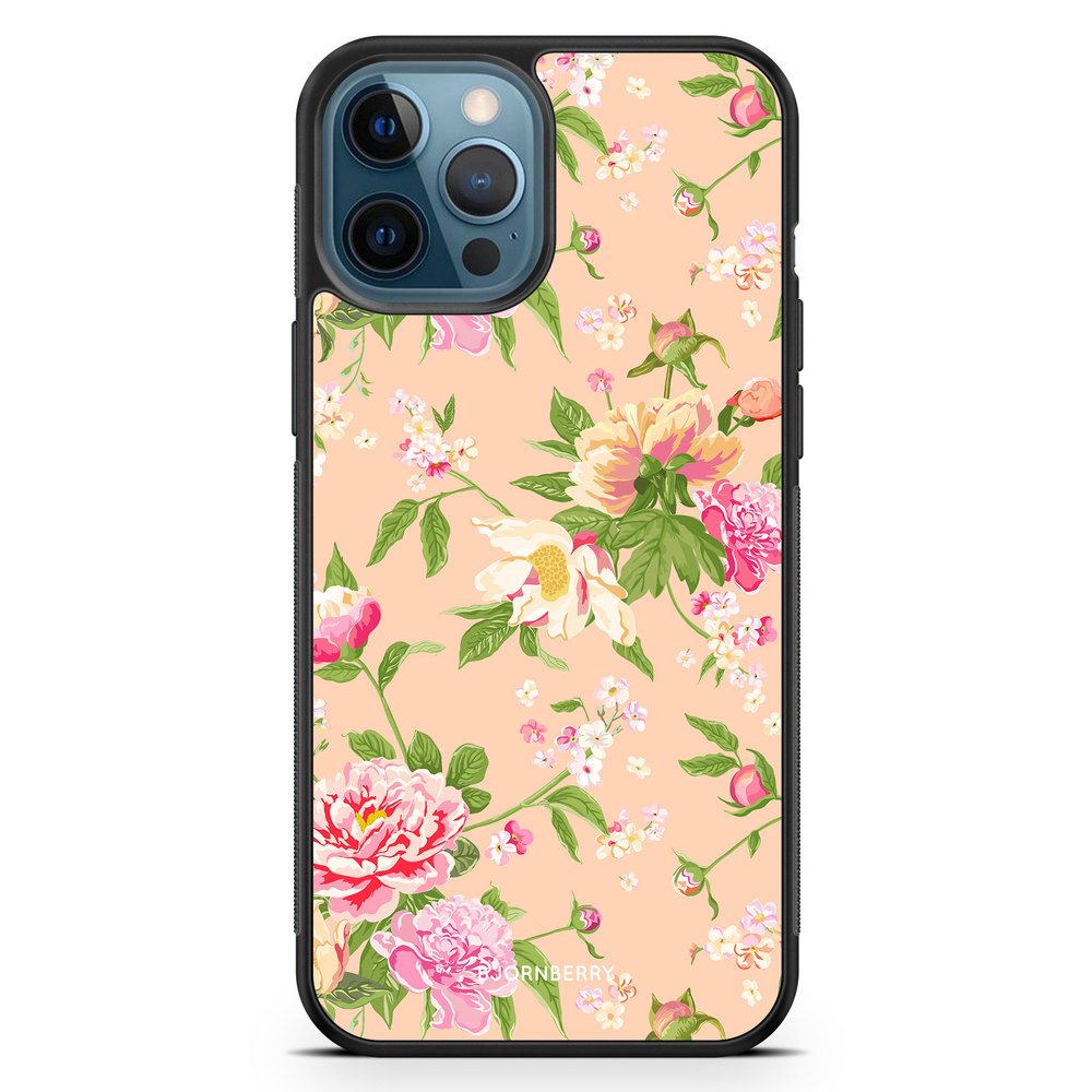 iPhone 12 Pro Case - Peony Flowers