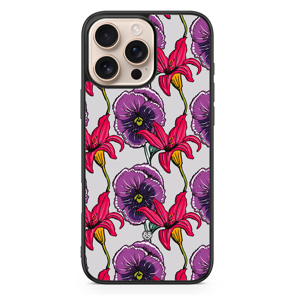 iPhone 16 Pro Max Case - Flowers
