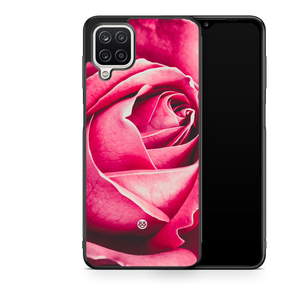 Samsung Galaxy A12 Case - Pink Rose