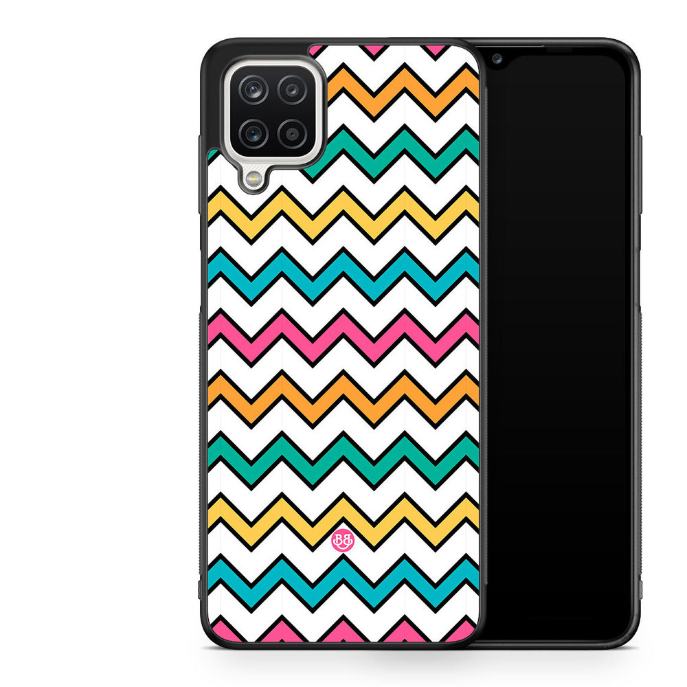 Samsung Galaxy A12 Case - Chevron Pattern