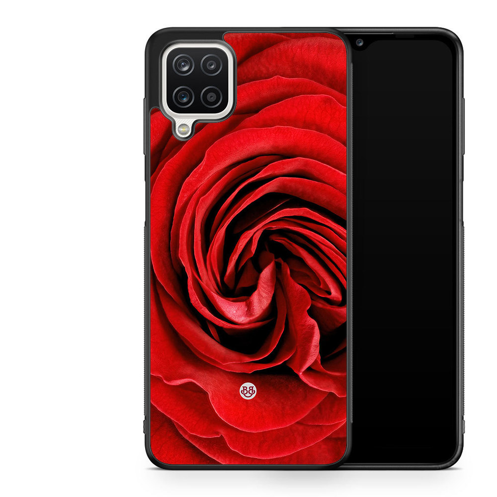 Samsung Galaxy A12 Case - Red Rose