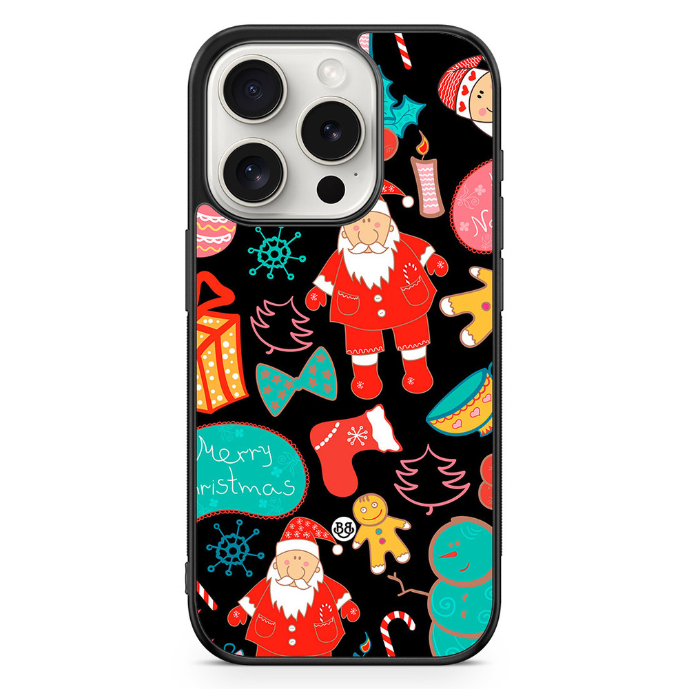 iPhone 15 Pro Case - Christmas Pattern