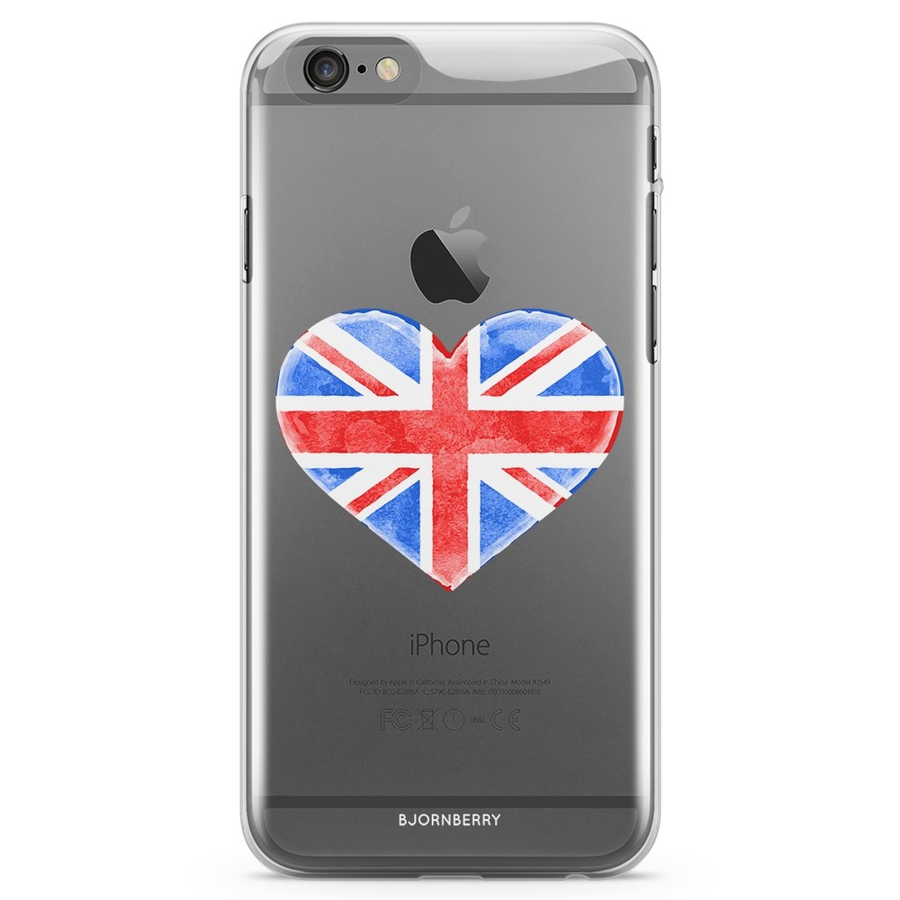 iPhone 6 Plus/6s Plus TPU Case - UK Heart