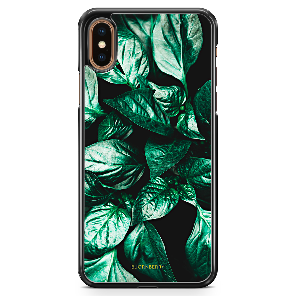 iPhone XS Max Case - Green Leaves