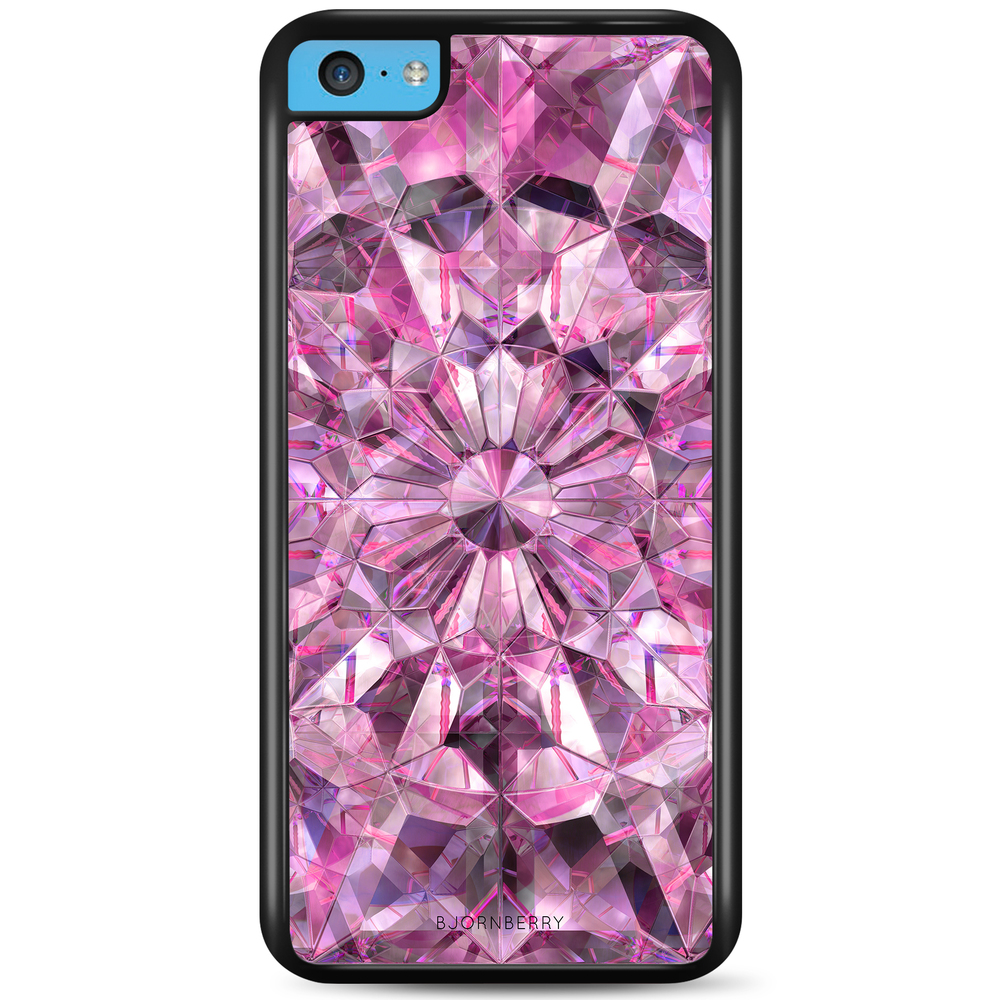iPhone 5C Skal - Rosa Kristaller | Mobilskal & Mobilfodral BJORNBERRY
