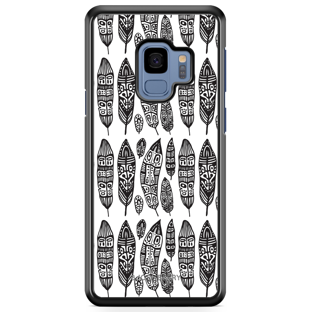 Samsung Galaxy S9 Case - Vintage Feathers