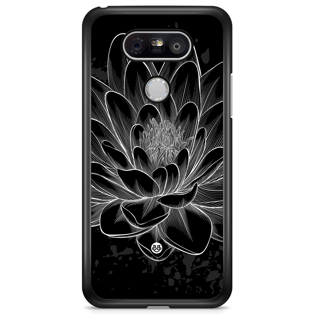 LG G5 Case - Black/White Lotus