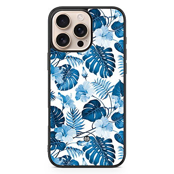 iPhone 16 Pro Max Case - Blue Flowers