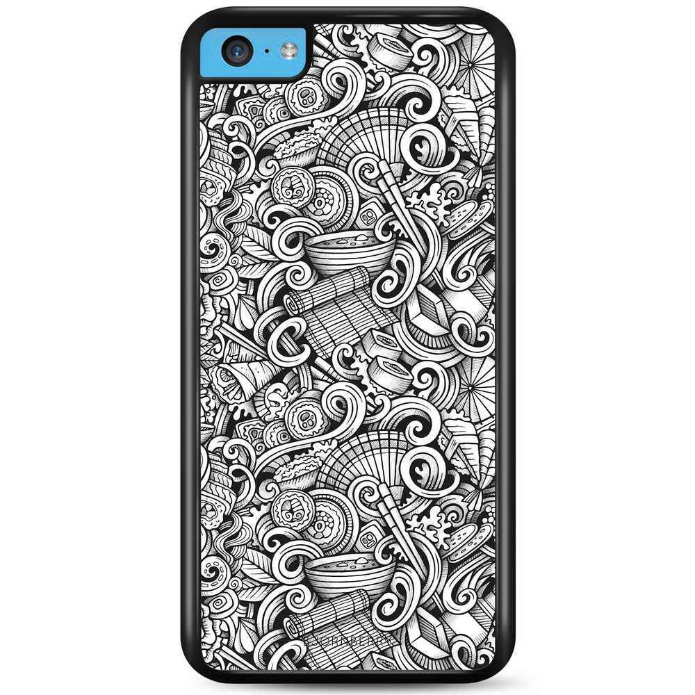iPhone 5C Case - Japanese Pattern