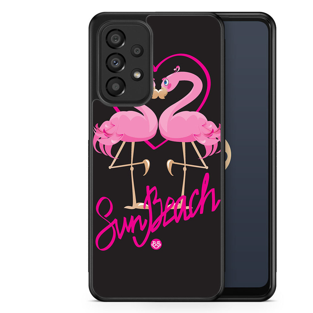Samsung Galaxy A33 5G Case - Sun Beach Flamingo