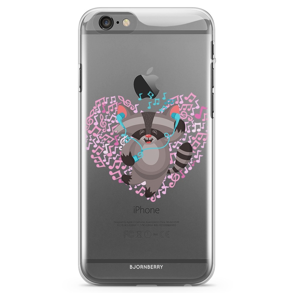 iPhone 6 Plus/6s Plus TPU Case - Raccoon