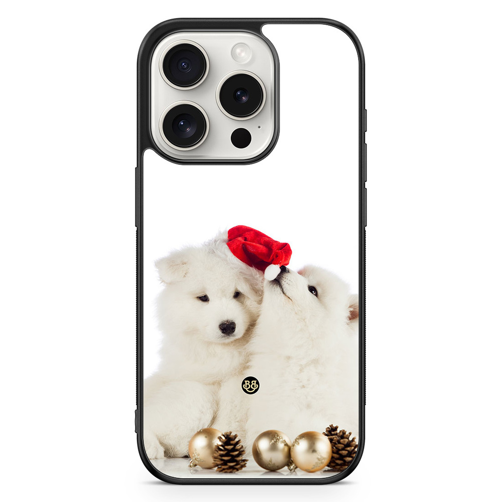iPhone 15 Pro Case - Christmas Dogs
