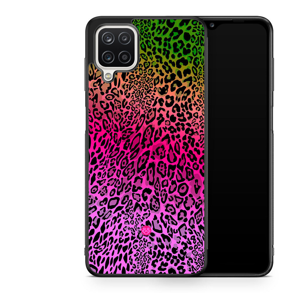 Samsung Galaxy A12 Case - Gradient Leopard