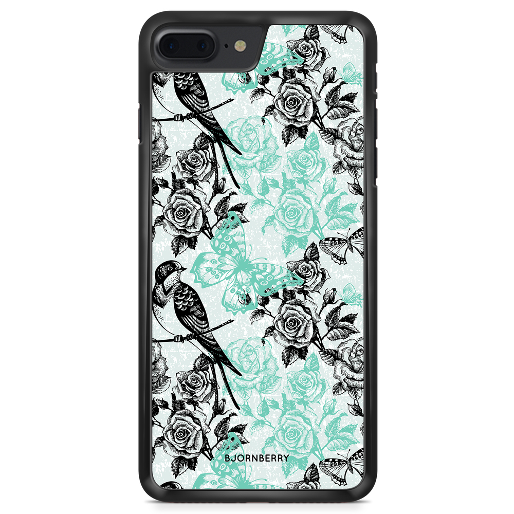 iPhone 8 Plus Case - Birds & Roses