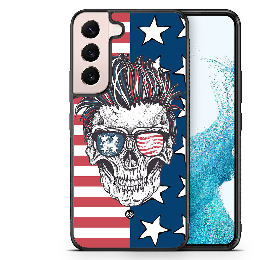 Samsung Galaxy S22 5G Case - USA Skull
