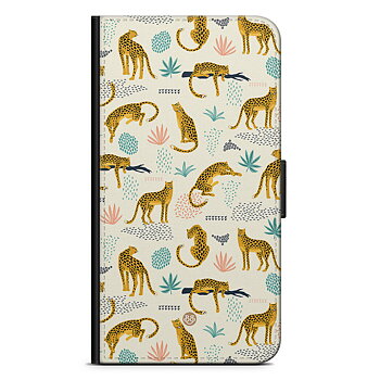Samsung GalaxyA22 4G Wallet Case - Tropic Leopards
