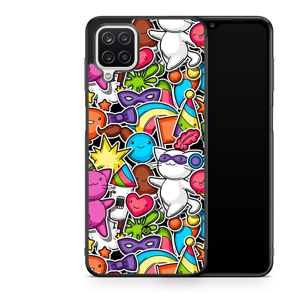 Samsung Galaxy A12 Case - Cute Sticker