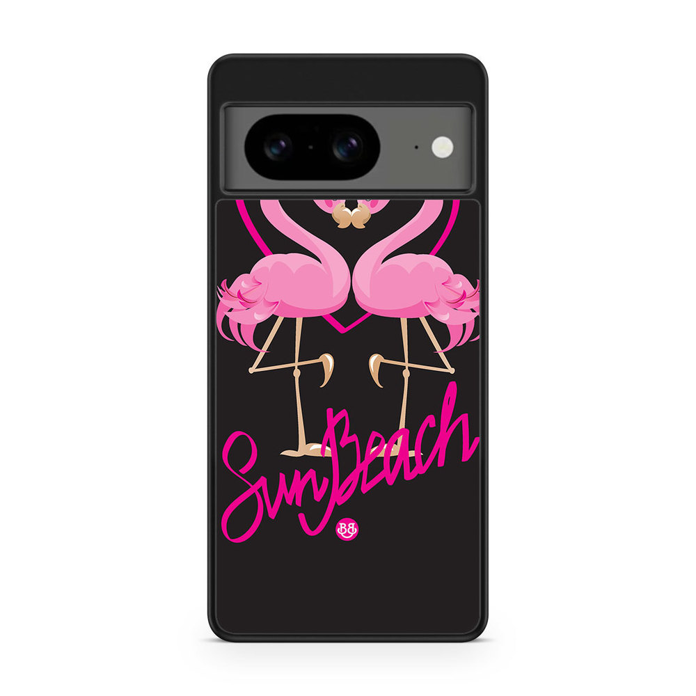 Google Pixel 8 Case - Sun Beach Flamingo