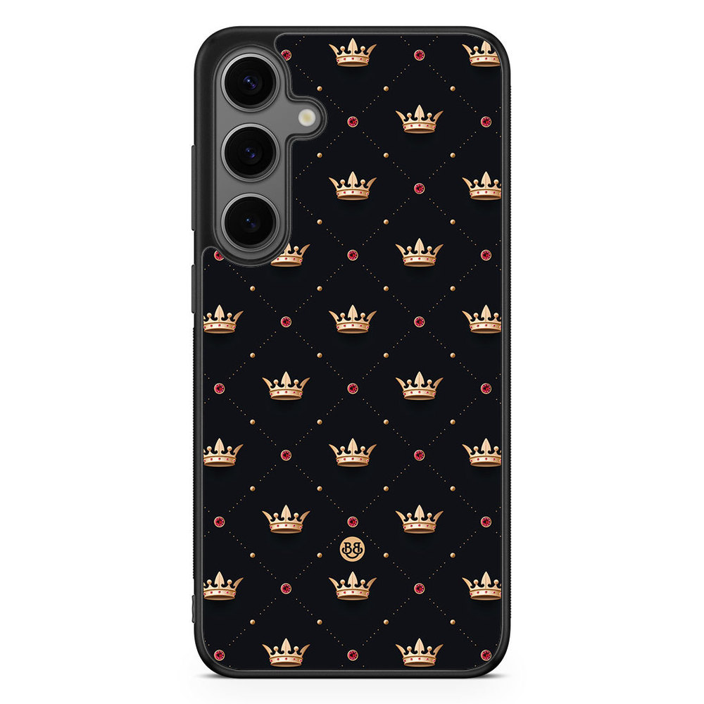 Samsung Galaxy S24 Plus Case - Golden Crowns