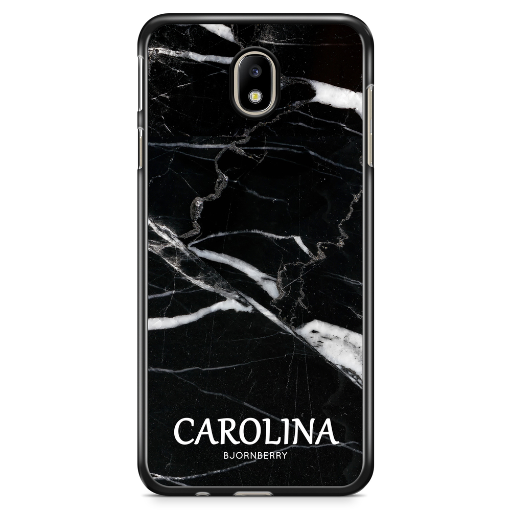 Samsung Galaxy J3 (2017) Case Custom - Black Marble Name