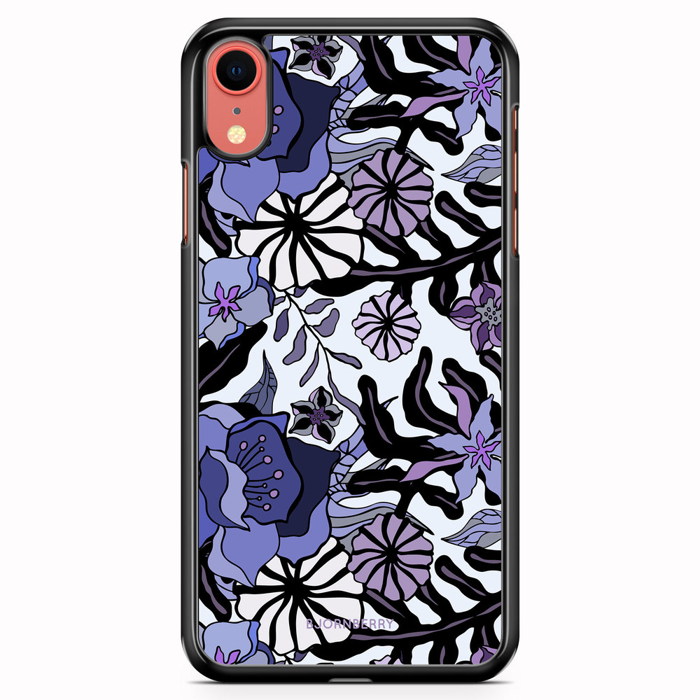 iPhone XR Case - Purple Flowers