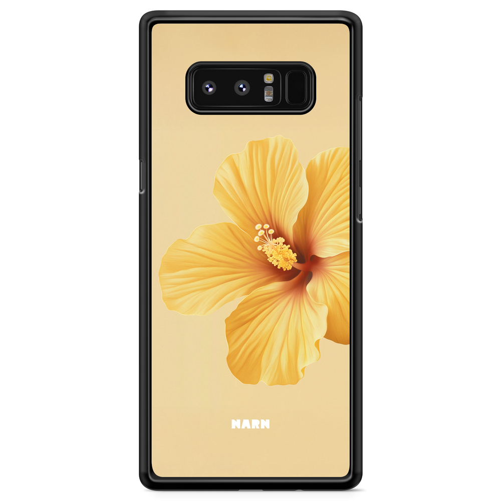 Samsung Galaxy Note 8 Case - Hibiscus Era - Lemon