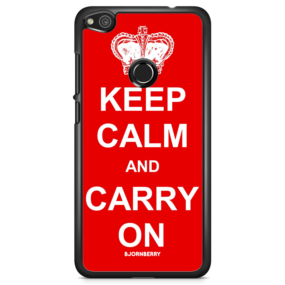 Huawei Honor 8 Lite Case - Keep calm carry on
