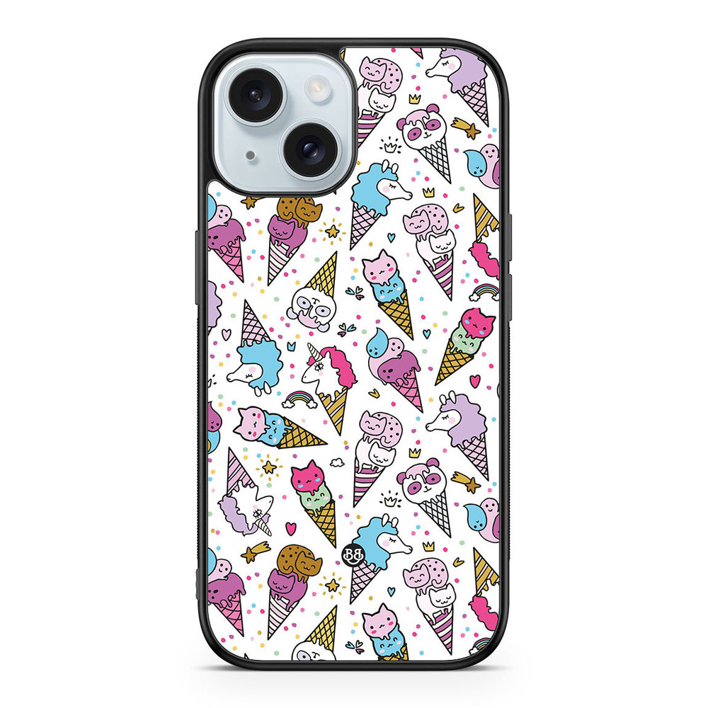 iPhone 15 Case - Cute Ice Cream