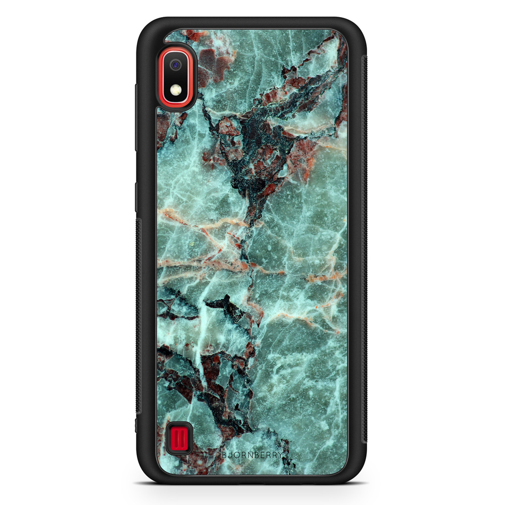 Samsung Galaxy A10 Case - Green Marble