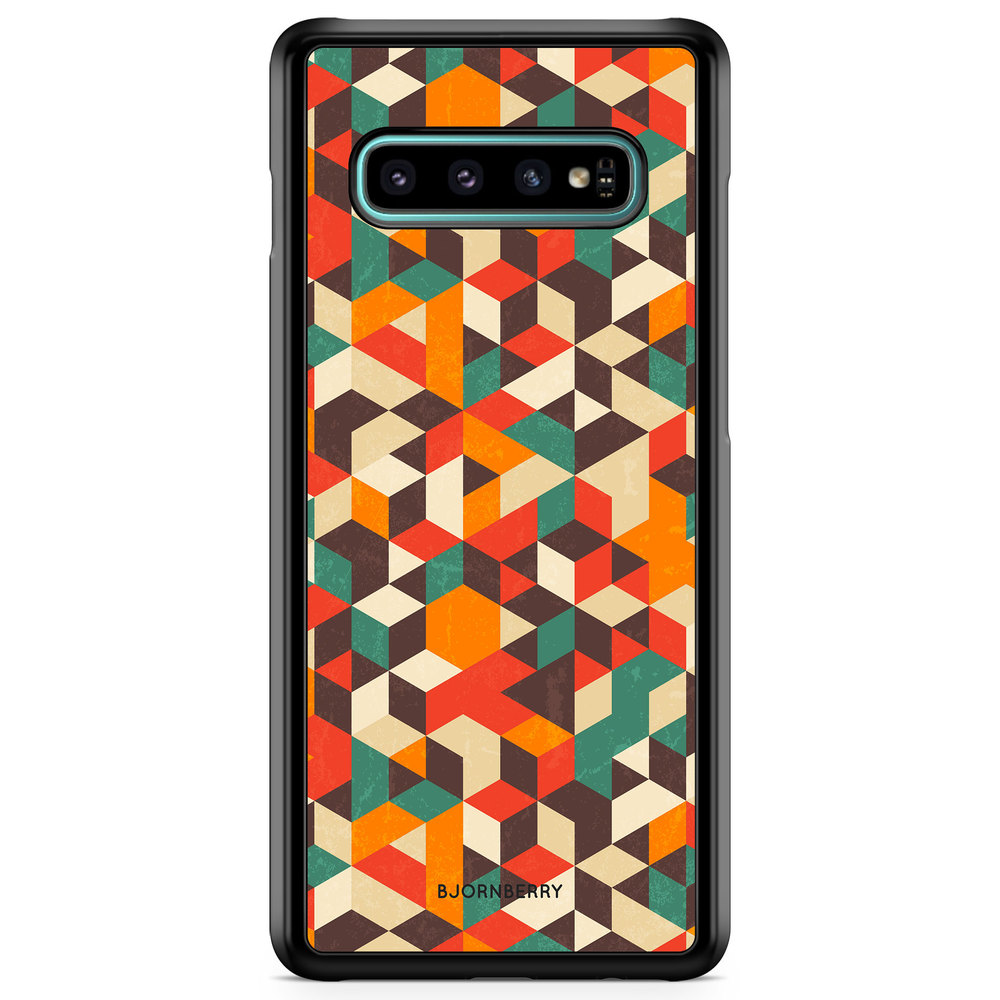 Samsung Galaxy S10 Case - Retro Geometric