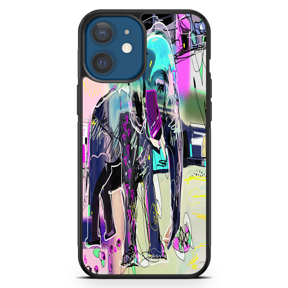 iPhone 12 Case - Abstract Elephant