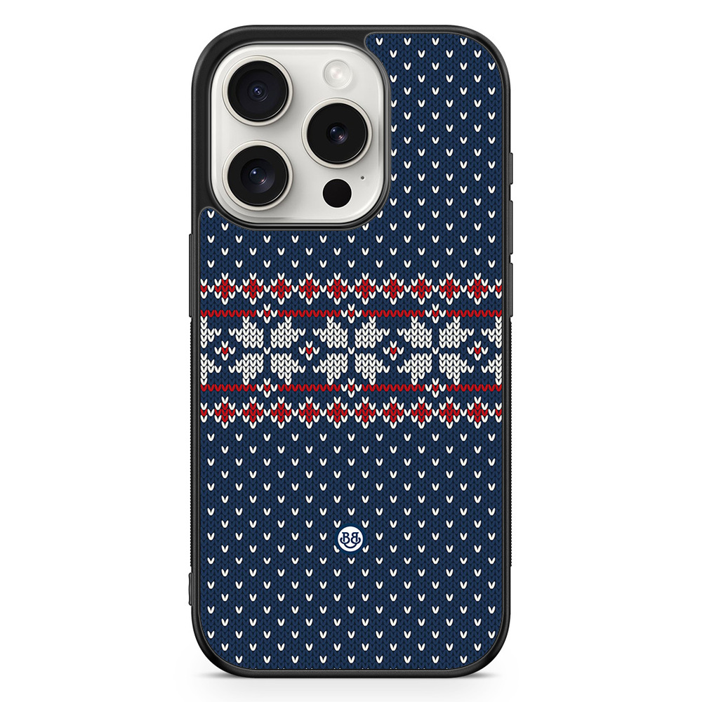 iPhone 15 Pro Case - Knitted Xmas