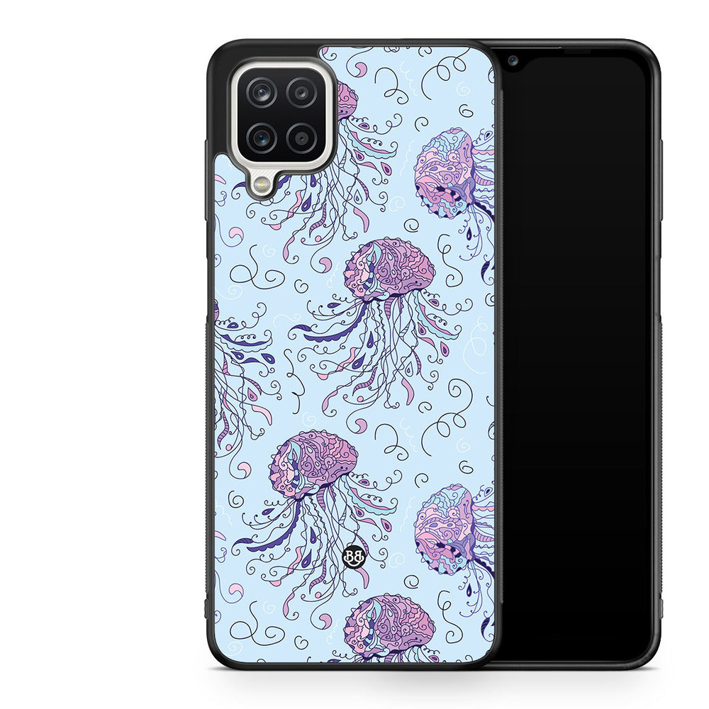 Samsung Galaxy A12 Case - Jellyfish Pattern