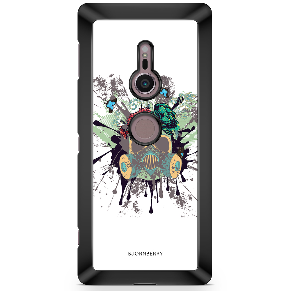 Sony Xperia XZ2 Case  - Gas Mask Flowers