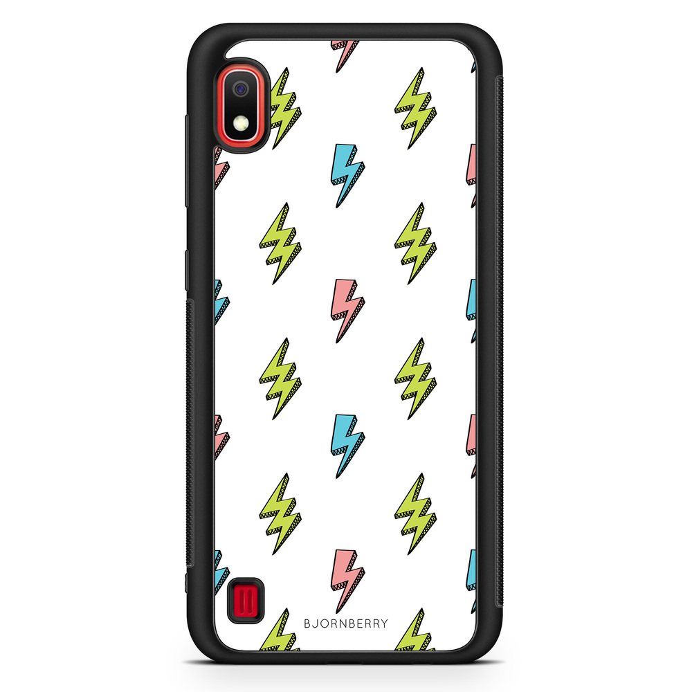 Samsung Galaxy A10 Case - Lightning Bolts
