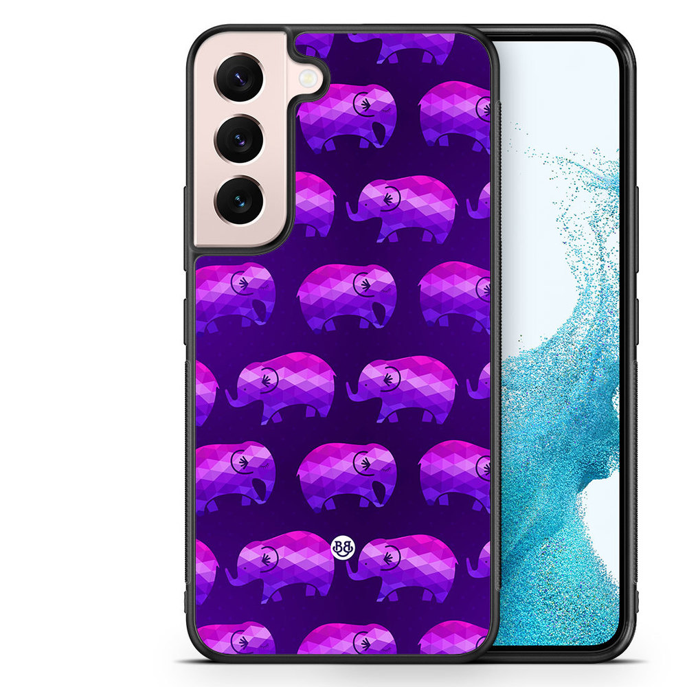 Samsung Galaxy S22 5G Case - Purple Elephants