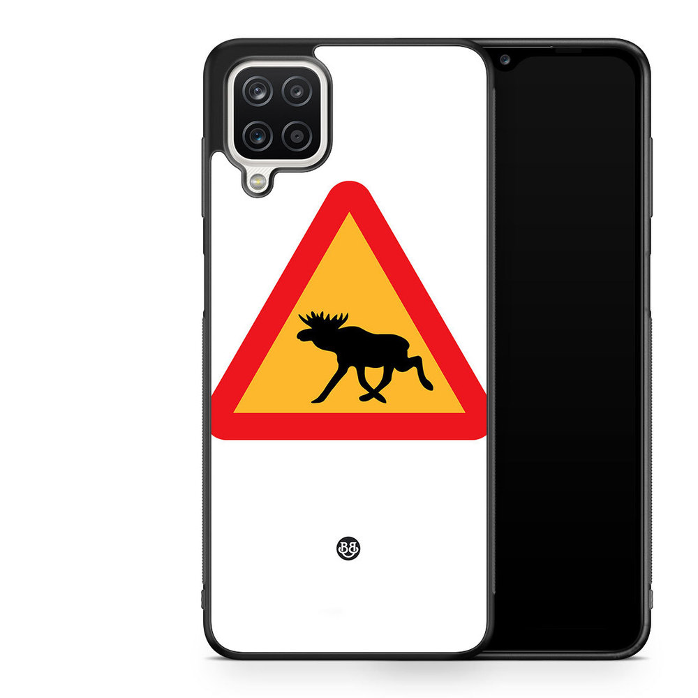 Samsung Galaxy A12 Case - Moose Sign