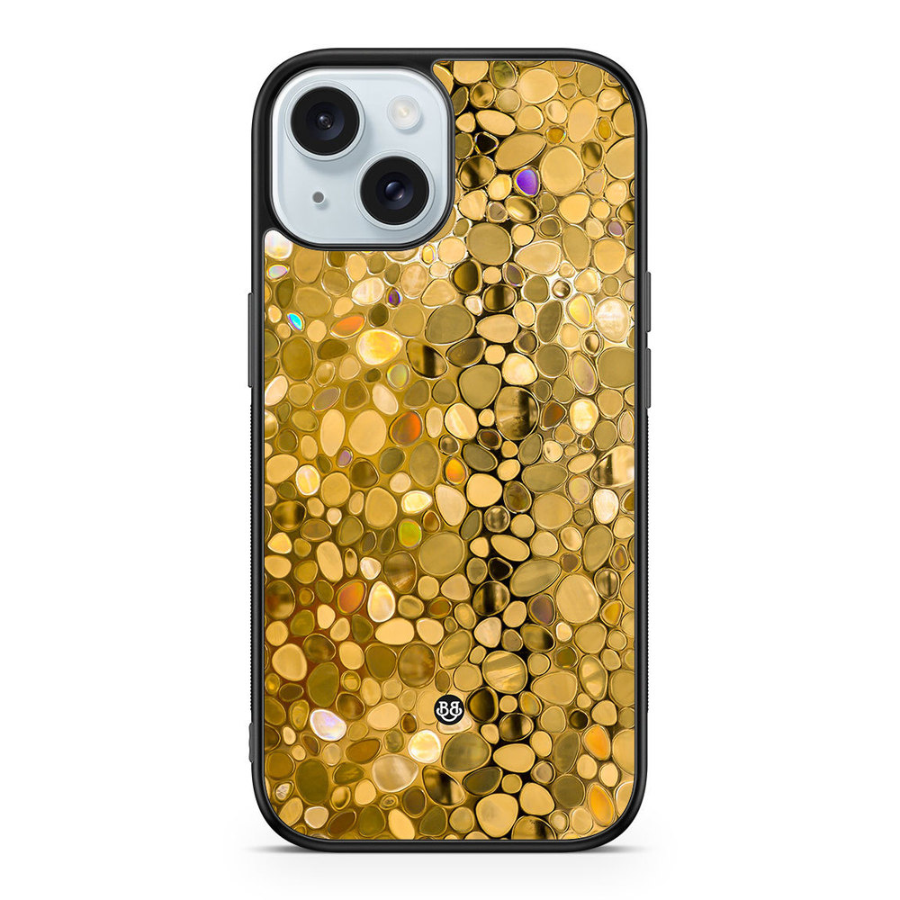 iPhone 15 Case - Stained Glass Gold