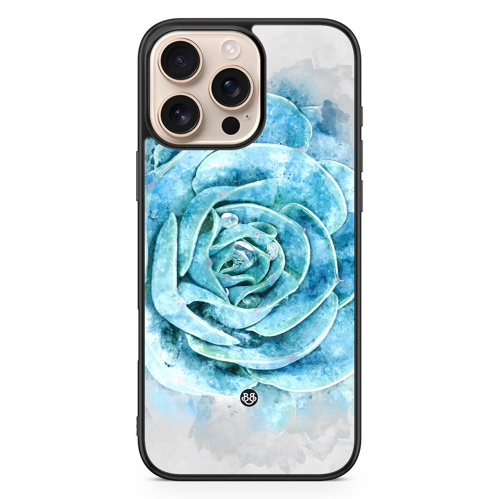 iPhone 16 Pro Max Case - Blue Cactus