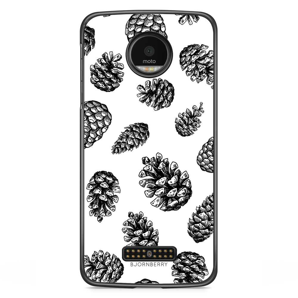 Motorola Moto Z Case - Pine Cone Pattern