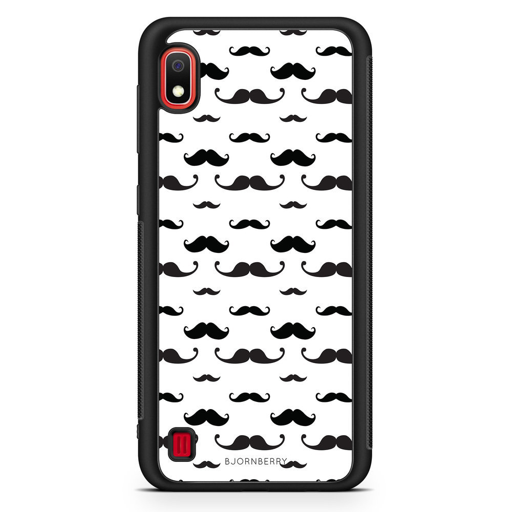 Samsung Galaxy A10 Case - Mustache Pattern