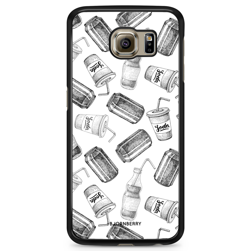 Samsung Galaxy S6 Edge+ Case - Soda Black & White