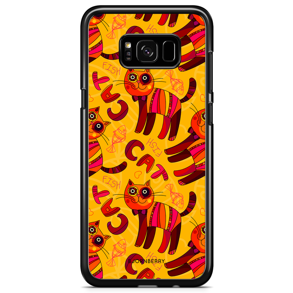 Samsung Galaxy S8 Case - Cat & Fish