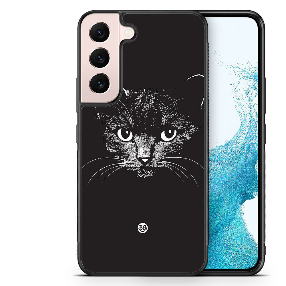 Samsung Galaxy S22 5G Case - Black/white cat